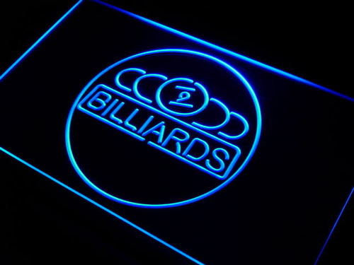 Billiards 9 Ball Pool Room Neon Light Sign